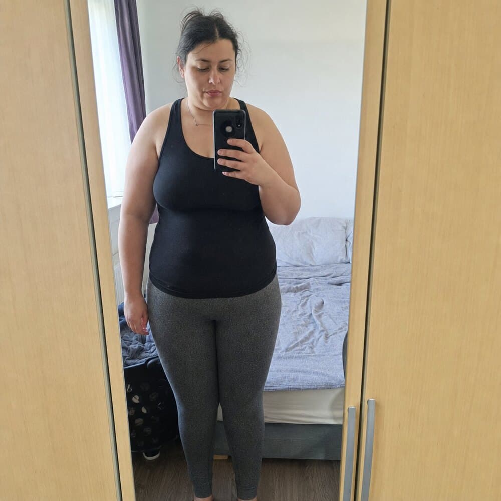 AI weight loss before and after — Day 30, First changes
