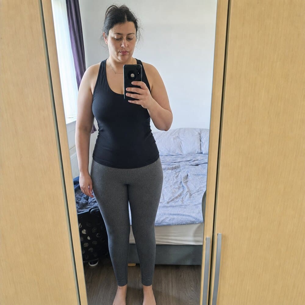 AI weight loss before and after — Day 90, 90-day result