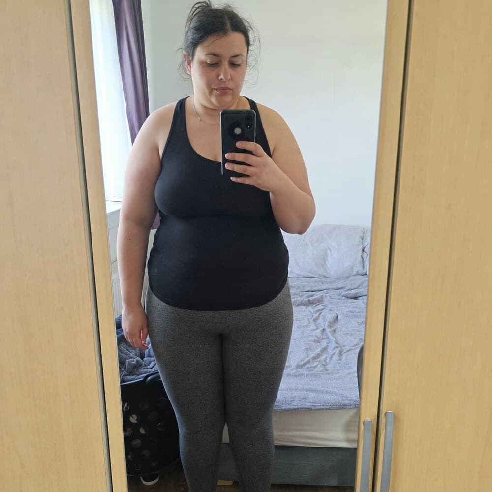 AI weight loss before and after — Day 0, Starting point