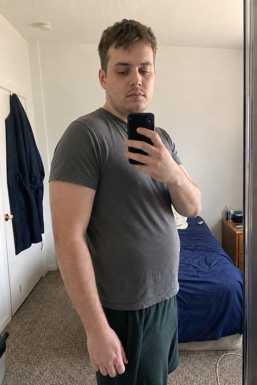 AI weight loss before and after — Day 30, First changes