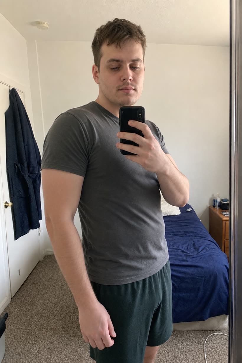 AI weight loss before and after — Day 90, 90-day result